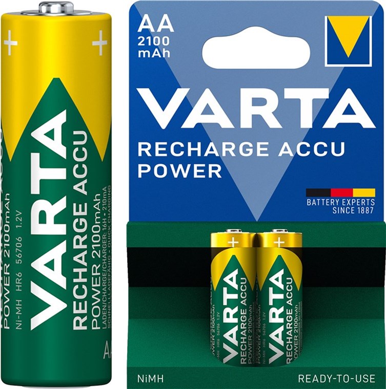 AA (Mignon)/HR6 (56706) Akku - 2100 mAh, 2 Stk. im Blister
