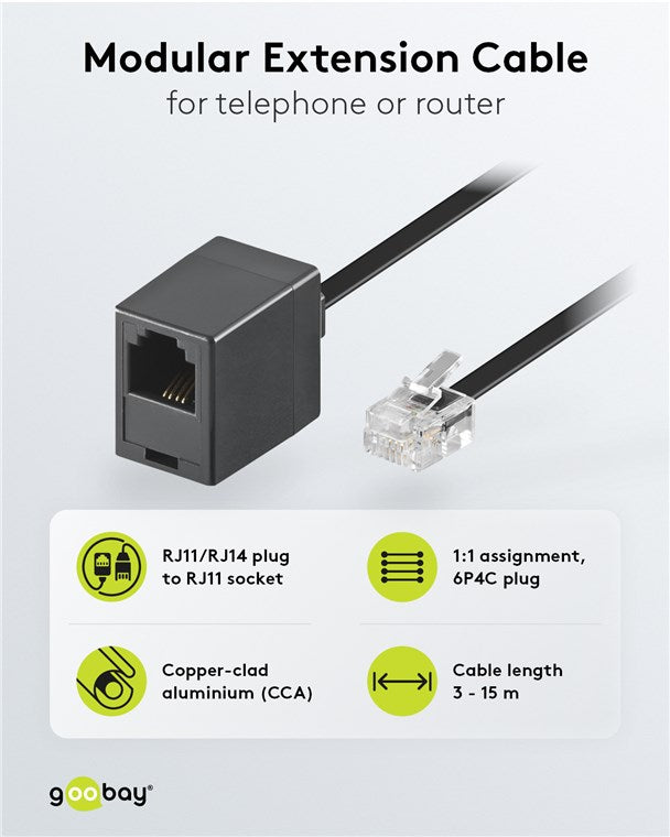 Modular extension cable