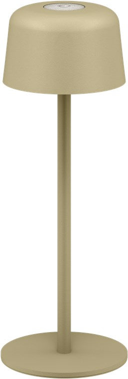 Kabellose LED-Tischleuchte, Größe S, 25 cm, beige