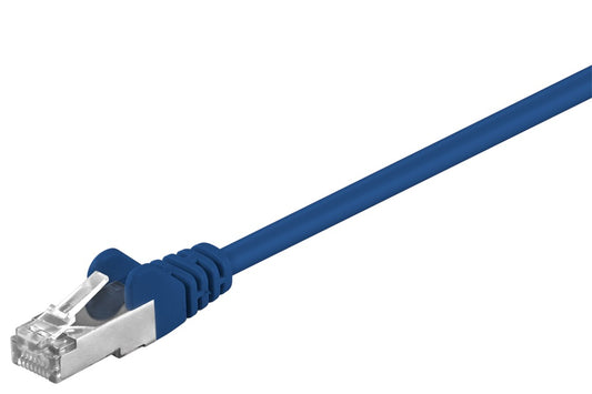 CAT 5e Patchkabel, SF/UTP, blau