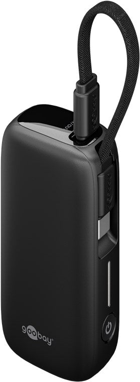 Powerbank 5.000 mAh mit integriertem USB-C™-Kabel