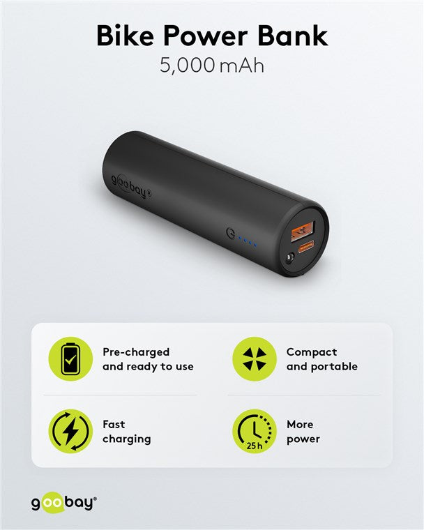 Outdoor Bike-Powerbank 5.000 mAh