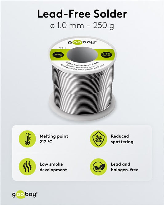 Lötzinn bleifrei, ø 1,0 mm, 250 g