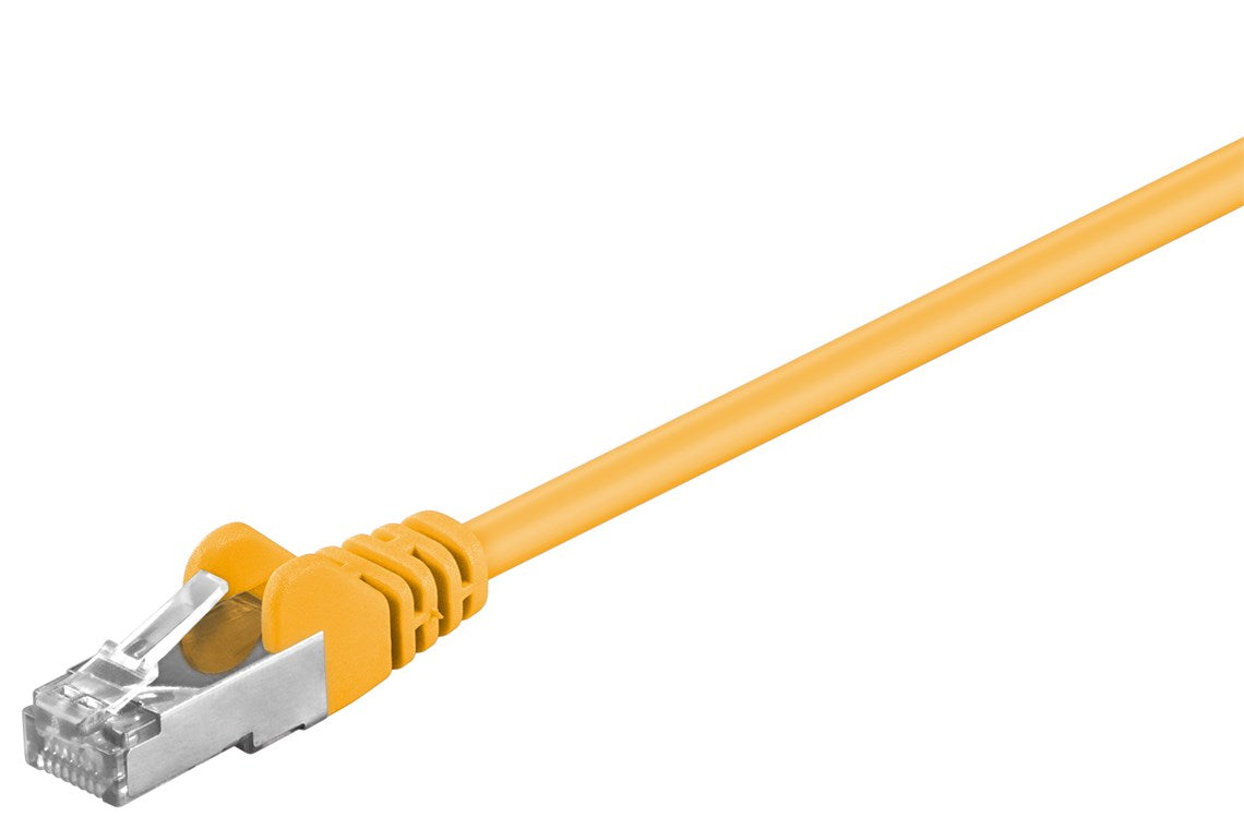 CAT 5e patch cable, F/UTP, yellow