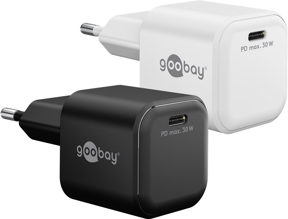 USB-C™ PD GaN Schnellladegerät Nano (30 W) weiß