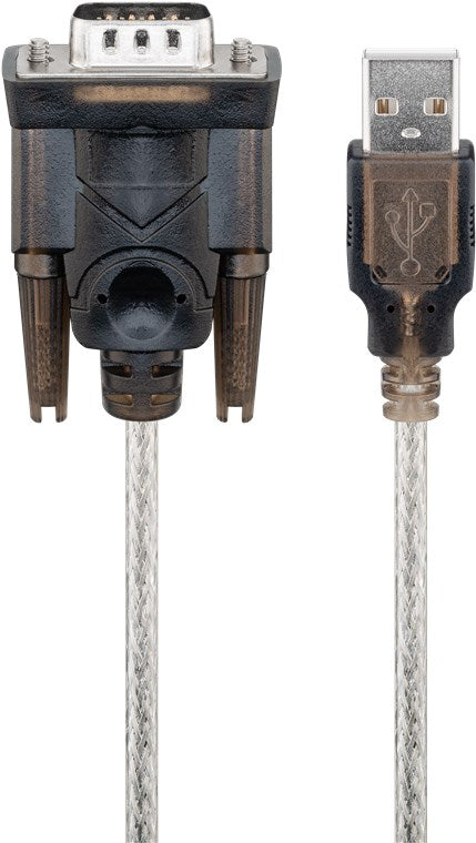 USB-auf-seriell-Adapter, 1,5 m, transparent