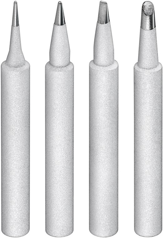 Replacement soldering tip set for EP5 / EP6 soldering station, soldering iron, 4 different tips