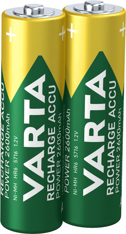 AA (Mignon)/HR6 (5716) Akku - 2600 mAh, 2 Stk. im Blister
