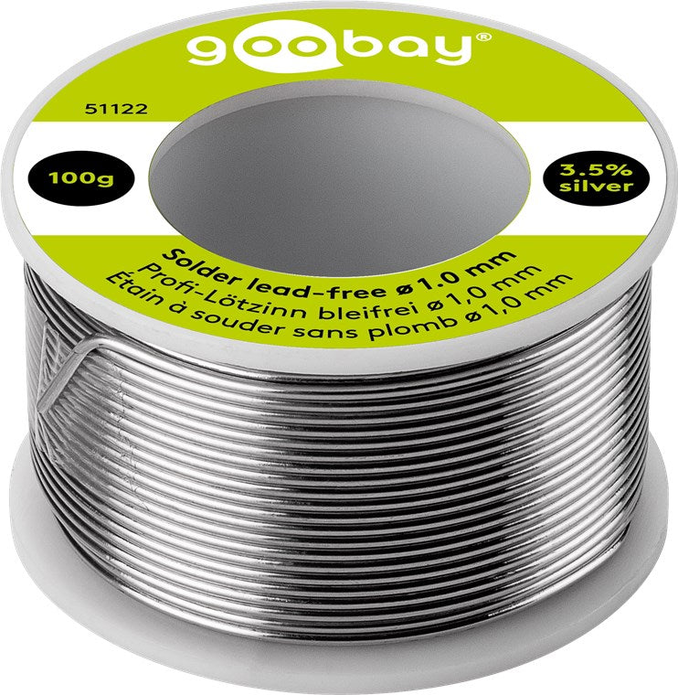 Profi-Lötzinn bleifrei, ø 1,0 mm, 100 g