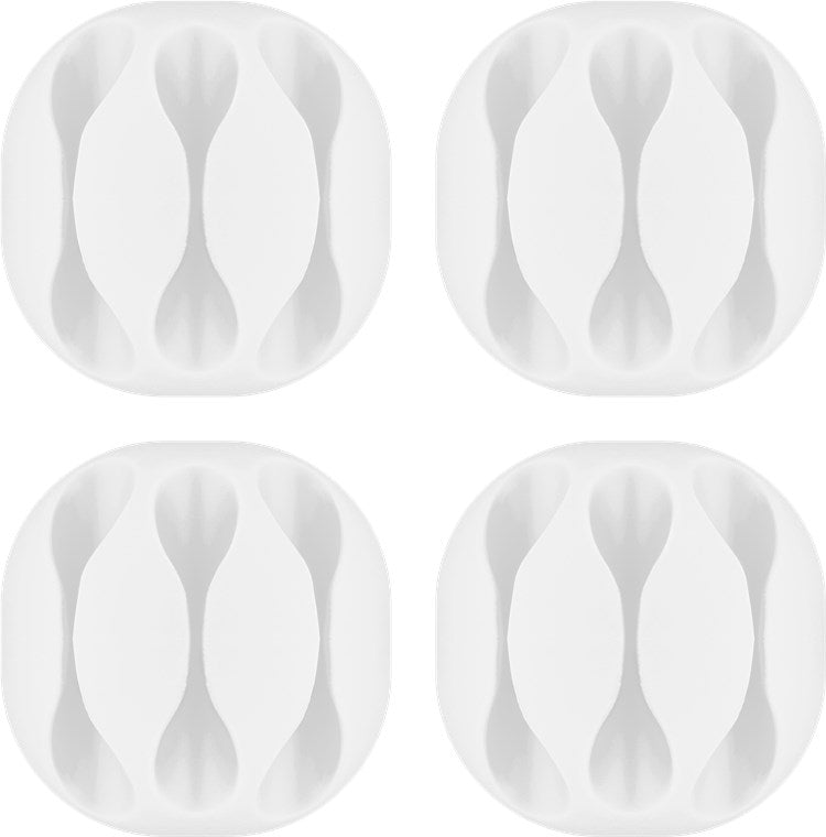 Cable management 3-slots, white