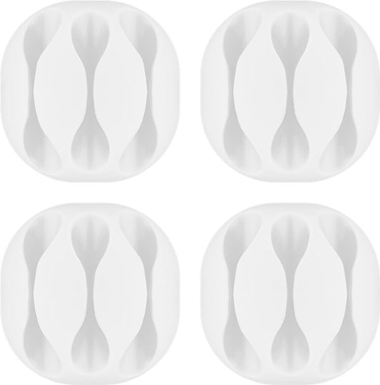 Cable management 3-slots, white