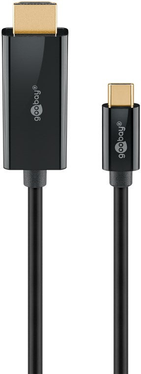 USB-C™-auf-HDMI™-Kabel, 2 m, schwarz