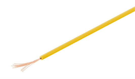 Kupferlitze isoliert, 10 m, gelb