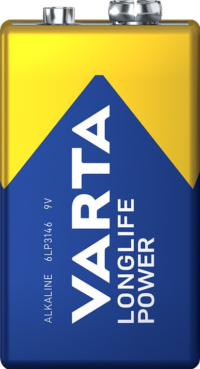 6LR61/6LP3146/9 V blok (4922) pil, 1 adet ambalajsız