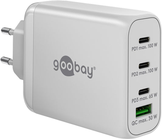 USB-C™ PD GaN Multiport-Schnellladegerät (100 W) weiß