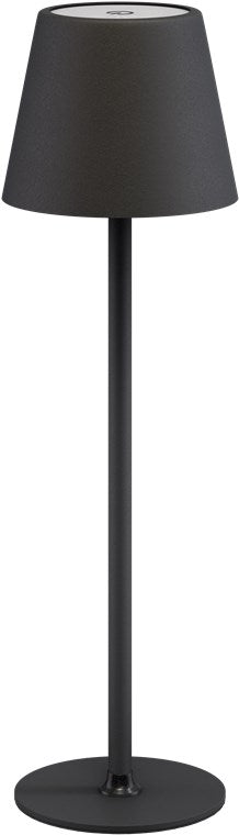 Kabellose LED-Tischleuchte, Größe M, 37 cm, schwarz