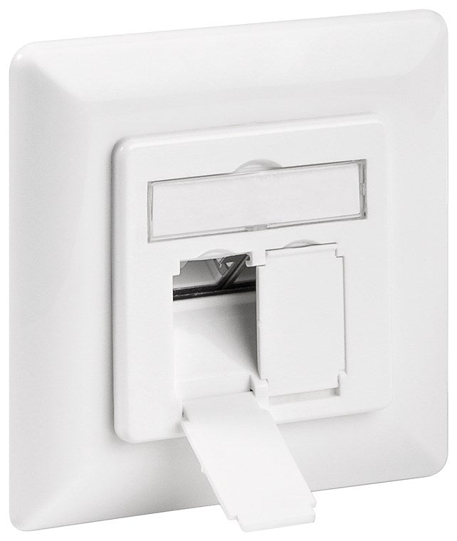 CAT 6A flush-mounted box (UP), white