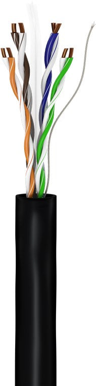 CAT 6 Outdoor Netzwerkkabel, U/UTP, schwarz