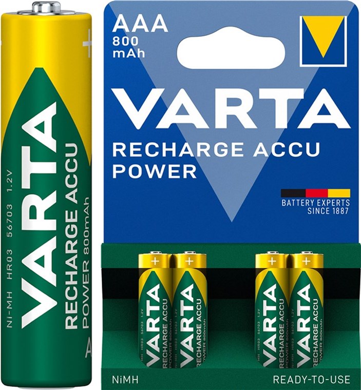 AAA (Micro)/HR03 (56703) Akku - 800 mAh, 4 Stk. im Blister