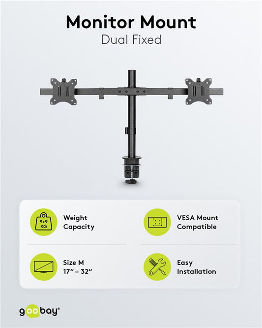 Doppel-Monitorhalterung Fix