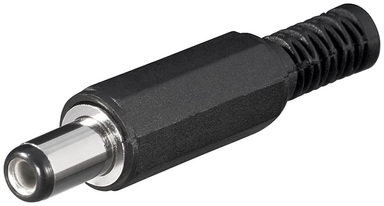 DC plug with kink protection