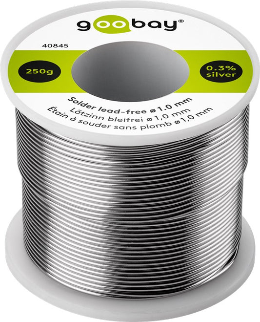 Lead-free solder, ø 1.0 mm, 250 g