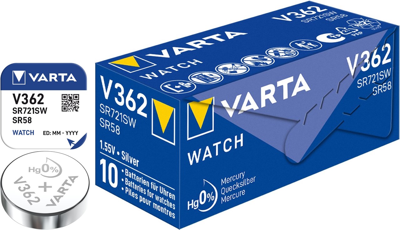 SR58 (V362) Batterie, 10 Stk. in Box