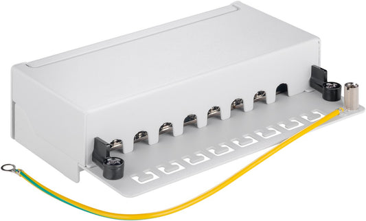 CAT 5e Mini/Desktop Patch Panel, 8 Port, (1 HE)