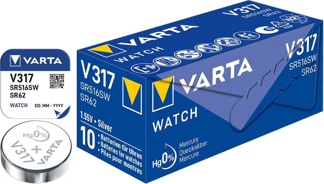 SR62 (V317) Batterie, 10 Stk. in Box