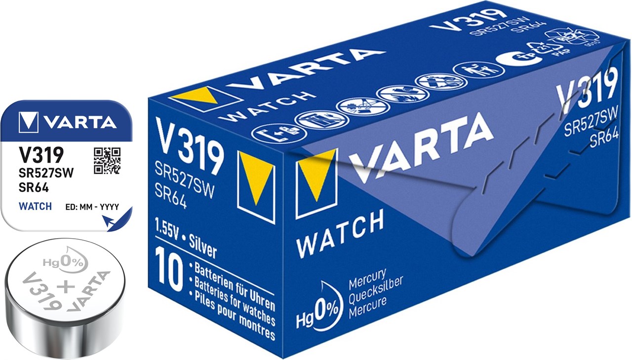 SR64 (V319) Batterie, 10 Stk. in Box