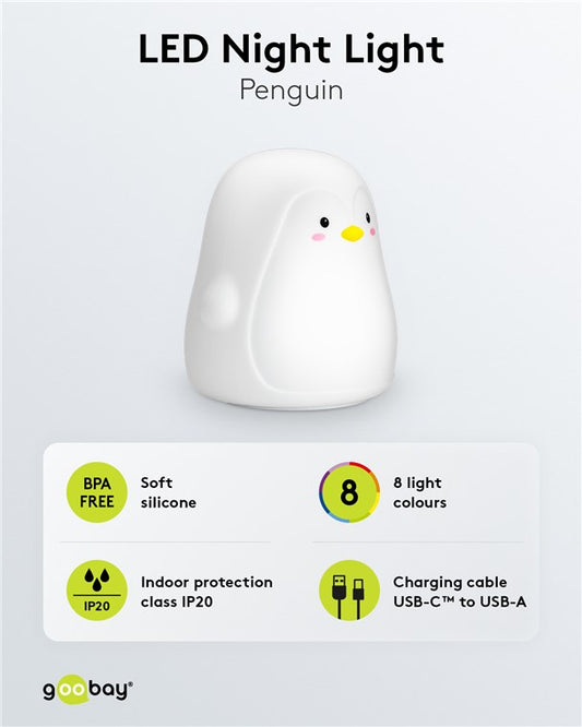 LED-Nachtlicht "Pinguin"