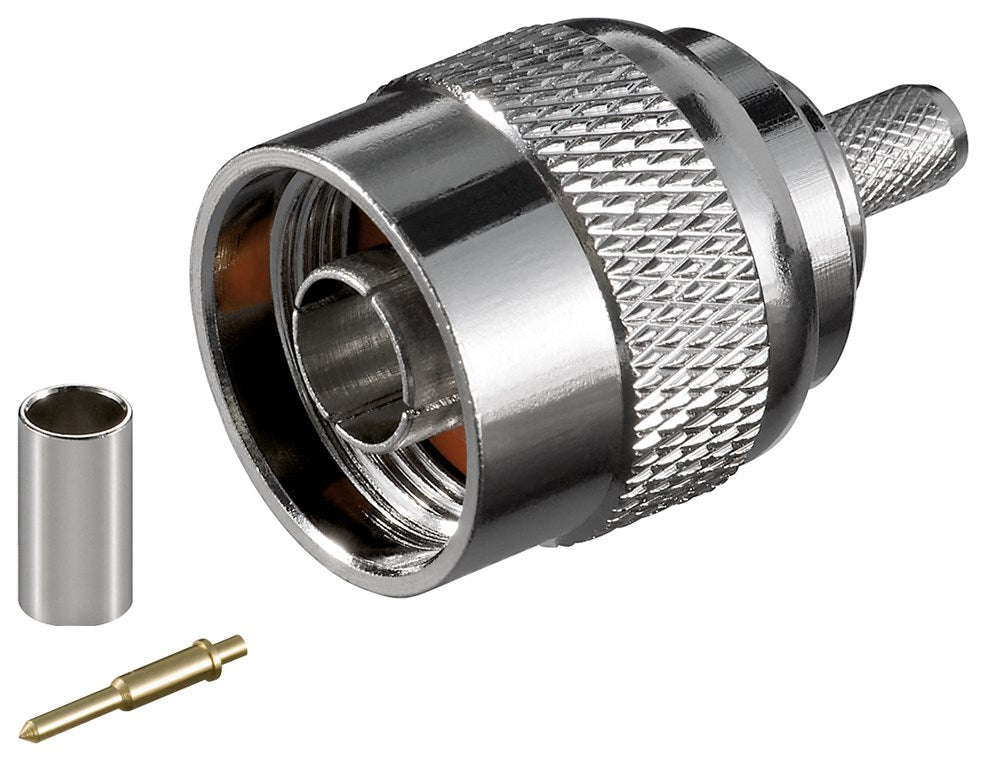 N-Stecker Crimp  Ø 5,2 mm