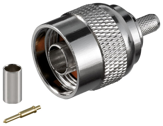 N-Stecker Crimp  Ø 5,2 mm