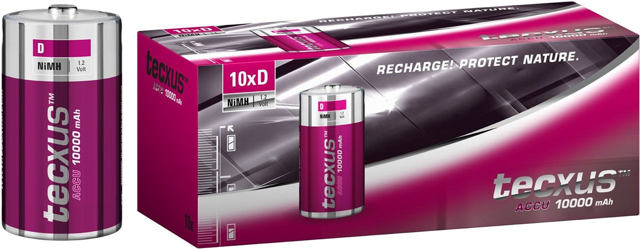 D (Mono)/HR20 Akku - 10000 mAh, 10 Stk. in Box