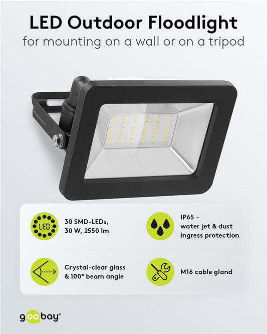 LED-Außenstrahler, 30 W