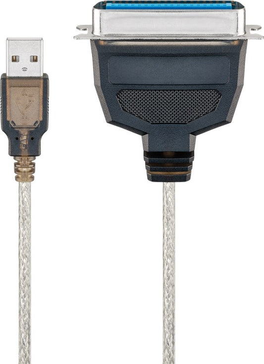 USB yazıcı kablosu şeffaf