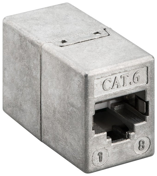 RJ45 Modularkupplung/Verbinder, CAT 6, Vollmetallgehäuse