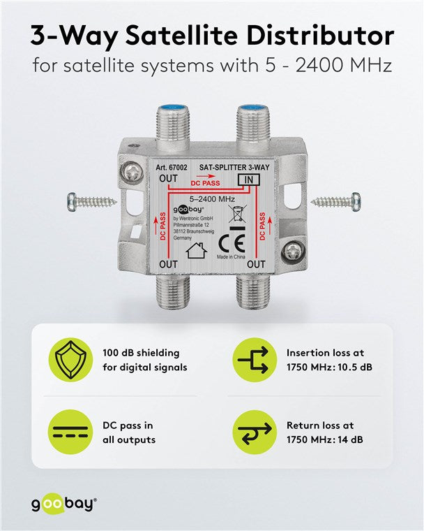 SAT distribütörü, 3 yollu