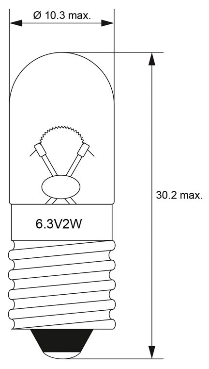 Röhrenlampe, 2 W