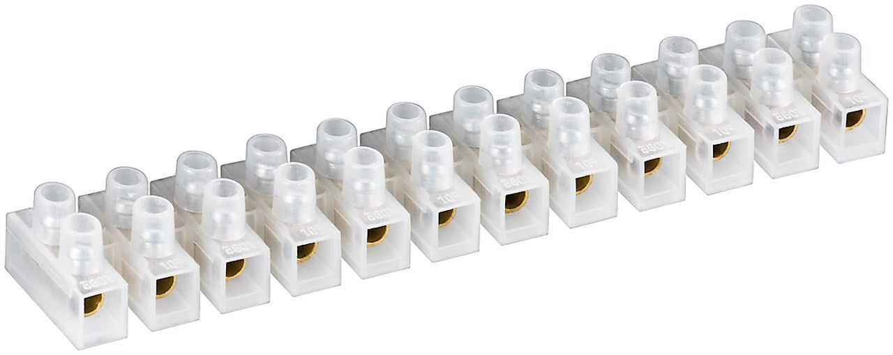 Lüsterklemme, 10 A, transparent