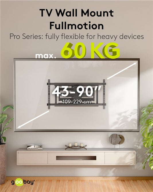 TV-Wandhalterung Pro FULLMOTION (XL)