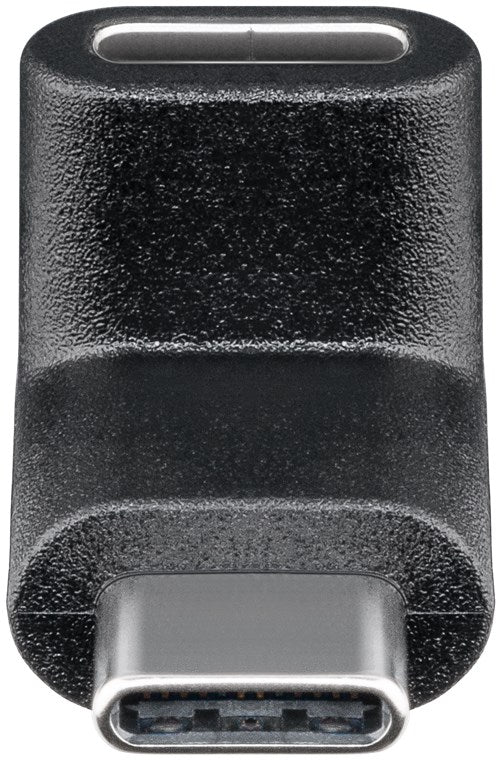 Adapter USB-C™ auf USB-C™ 90°, schwarz