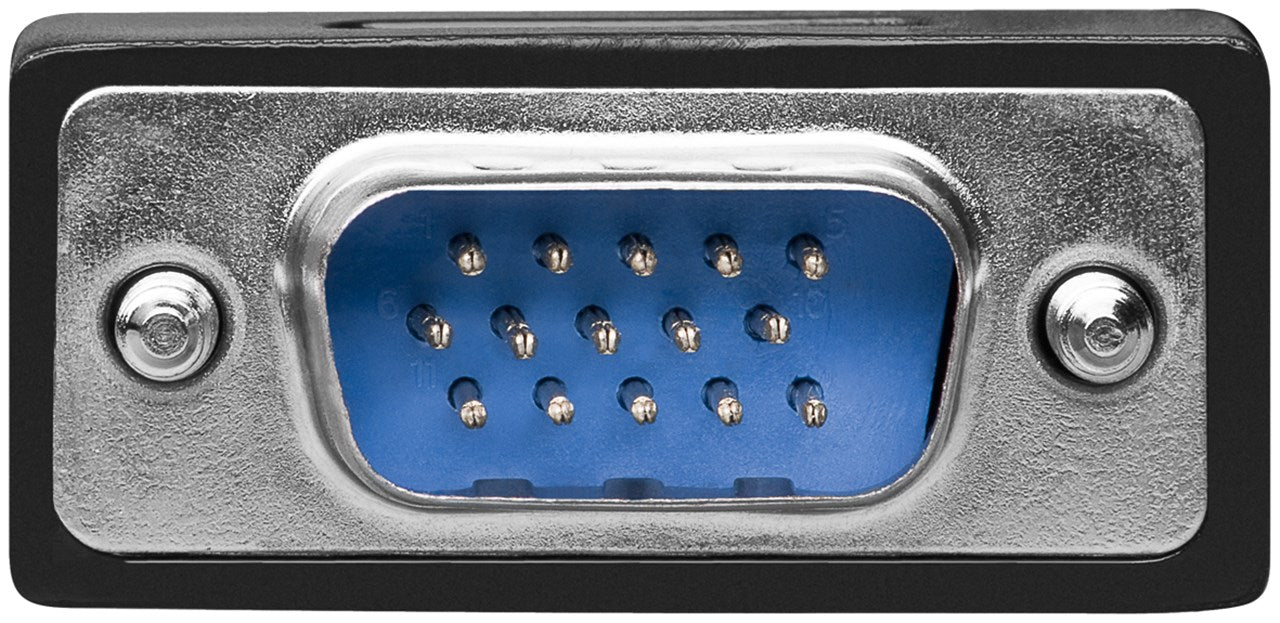 Analoger DVI/VGA Adapter, vernickelt