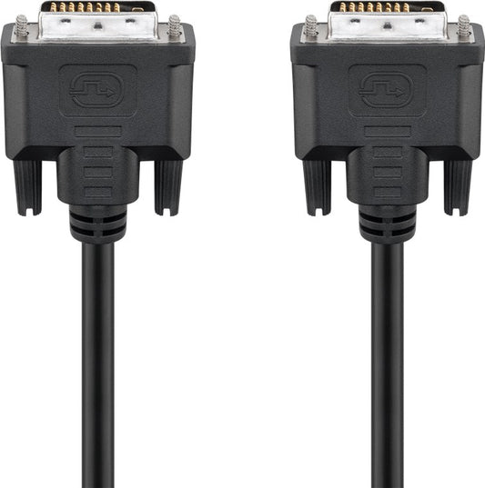 DVI-D Full HD Kabel Dual Link, Nickel