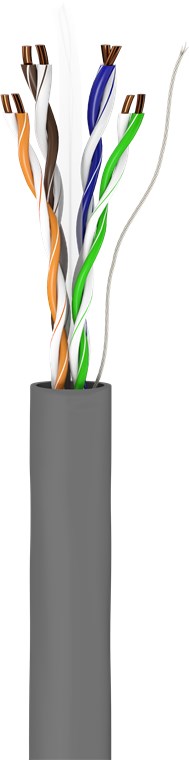 CAT 6 Netzwerkkabel, U/UTP, grau