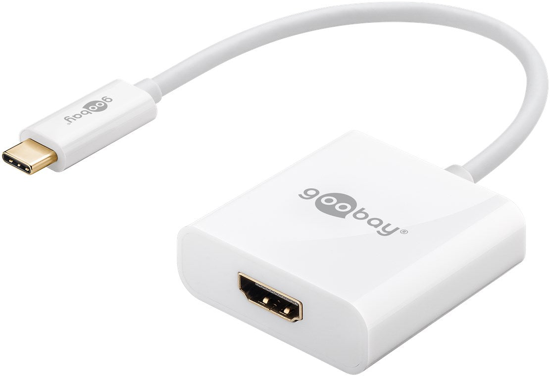 USB-C™-auf-HDMI™-Adapter, 0,2 m, weiß