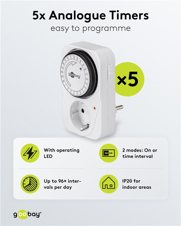 5er-Set, Analoge Zeitschaltuhr