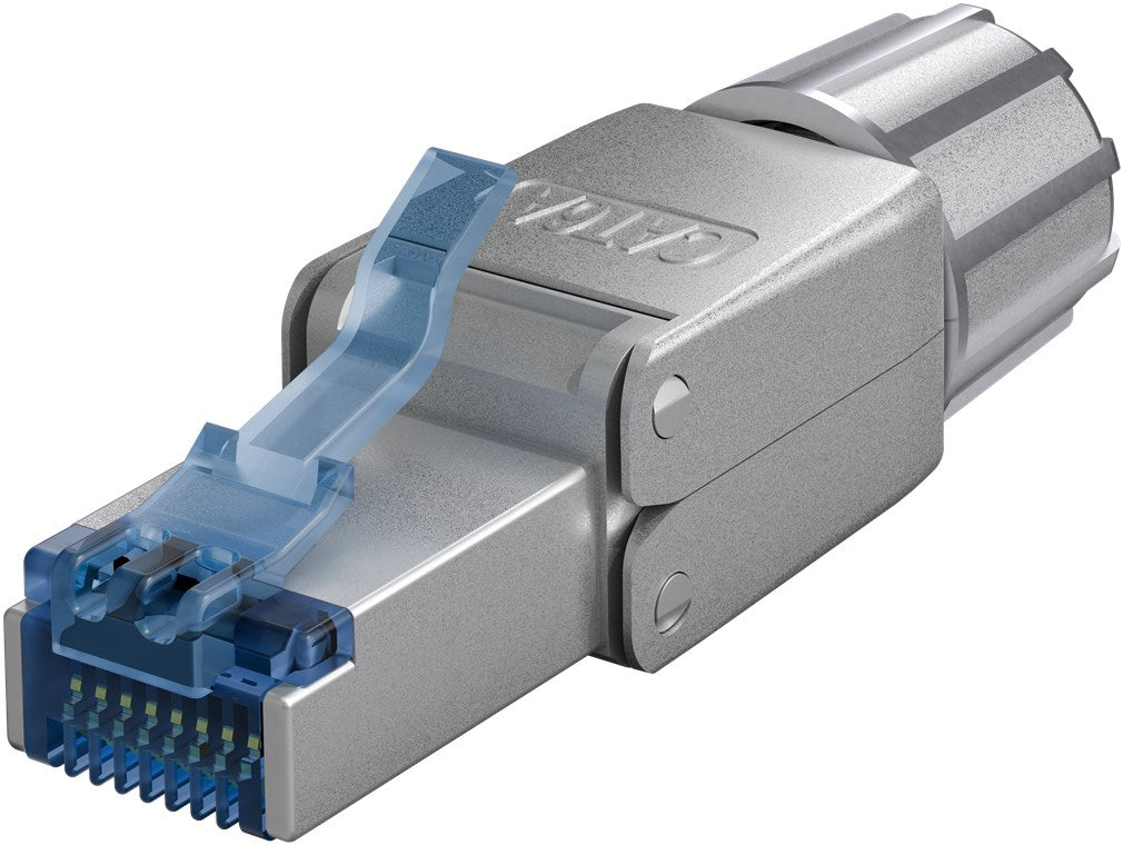 CAT 6A feldkonfektionierbarer RJ45-Stecker, STP geschirmt