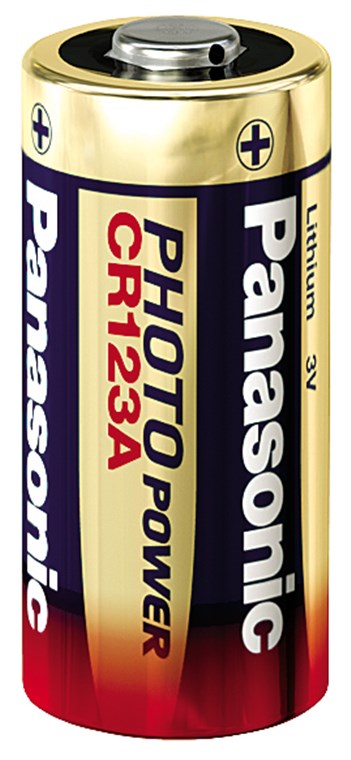 CR123A battery, 1 piece blister