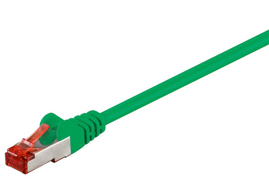 CAT 6 patch cable, S/FTP (PiMF), green